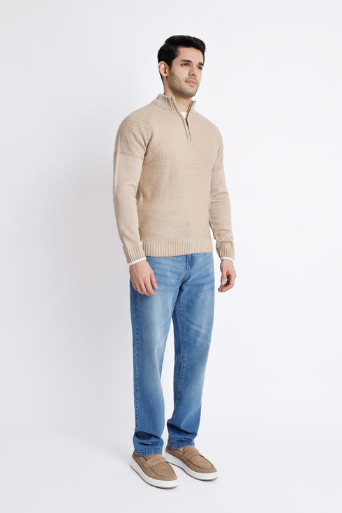 The Regular Fit Mock Neck Sweater